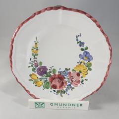 Gmundner Keramik-Unterteller/barock